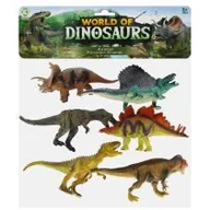 Figurki dla dzieci - Dinozaury figurki 6 szt. MEGA CREATIVE 524531 - miniaturka - grafika 1
