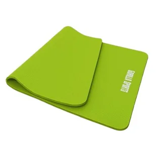 Gorilla Sports Mata do jogi 190x60x1,5 cm limonka (100541-00035-0133) - Maty do jogi - miniaturka - grafika 1