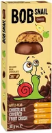 Zdrowa żywność - Bob Snail ciastko jabłko-gruszka w czekoladzie 30 g - miniaturka - grafika 1