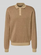 Koszulki męskie - Sweter z dzianiny z kołnierzykiem polo model ‘BAO POLO KNIT’ - miniaturka - grafika 1