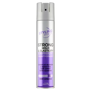 Joanna Styling Effect lakier utrwalający do włosów z keratyną Bardzo Mocny 250ml - Kosmetyki do stylizacji włosów - miniaturka - grafika 1