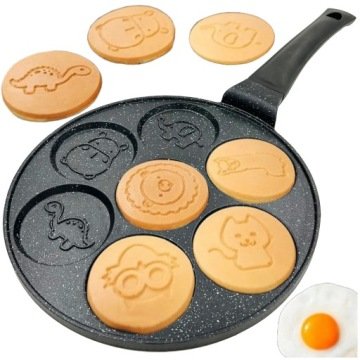 Patelnia Do Jajek Naleśników Pancake Racuchów Placków Zwierzątka Indukcja