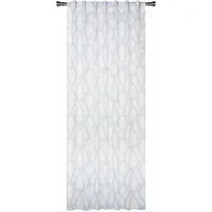 Firany - Firana z ukrytymi patkami MALLA 140 x 245 niebieska - miniaturka - grafika 1