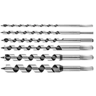 Wiertła - Verto Wiertła spiralne do drewna 230 mm zestaw 6 szt 60H800 - miniaturka - grafika 1