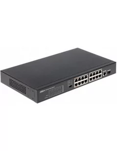 DAHUA Switch DH-PFS3117-16ET-135 16-PoE Dahua DH-PFS3117-16ET-135 - Switche - miniaturka - grafika 1