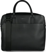 Teczki i aktówki - Guess, Scala, Ecological leather, Textile Briefcase, Computer, Black, 36 x 29 x 9 cm, For Men For Men - miniaturka - grafika 1