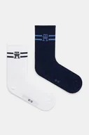 Skarpetki damskie - Tommy Hilfiger skarpetki 2-pack damskie kolor granatowy 701229864 - miniaturka - grafika 1