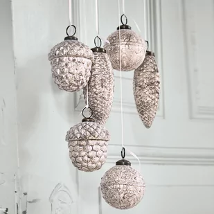 Świąteczna zawieszka, zestaw 6 szt. Quirat - Ozdoby bożonarodzeniowe - miniaturka - grafika 1