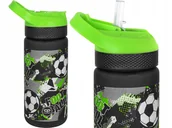 Shakery i bidony sportowe - COOLPACK Bidon Szkolny BIBBY Football Piłka 420 ml - miniaturka - grafika 1
