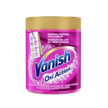 Vanish Multi Action Różowy Odplamiacz w Proszku do Prania 480 g