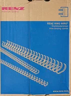 Grzbiety do bindownic - Renz preferencyjny ring wire drut grzebień do łączenia elementów w 3: 1, podziału 34 pętli, średnica 16.0 MM, 5/8 cala, biały 311600034 - miniaturka - grafika 1