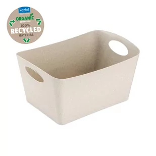 Koziol Pojemnik do przechowywania Boxxx M Organic beżowy, 3,5 l 20,3 x 29,7 x 15 cm - Pudła i pojemniki do przechowywania - miniaturka - grafika 1