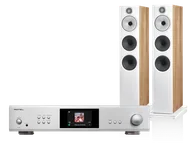 Zestawy stereo - Rotel S14 (srebrny) + 603 S3 (dąb) - miniaturka - grafika 1