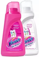 Środki do prania - Vanish Oxi Action Zestaw odplamiacz żel Pink White 2 x 1L - miniaturka - grafika 1