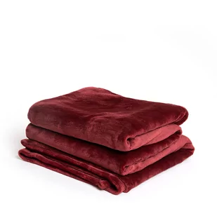 Piękny Koc Narzuta Bordo Rote 150X200 Cm Homla - Koce - miniaturka - grafika 1