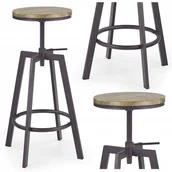 Taborety i hokery - Hoker do Kuchni H64 Old Vasion Coffe Metalowy - miniaturka - grafika 1