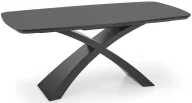 Stoły - Nowoczesny rozkładany stół popiel + czarny - Nyx - miniaturka - grafika 1