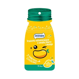 Drażetki odświeżające mięta + mango 16 g Dosfarm M01-912B-4019C - Gumy do żucia, lizaki, dropsy - miniaturka - grafika 2