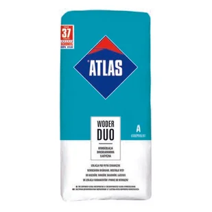 Atlas Hydroizolacja dwuskładnikowa WODER DUO elastyczna komponent A suchy 24 kg - Uszczelnienia - miniaturka - grafika 1