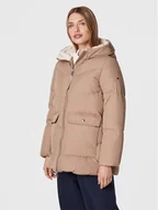 Kurtki damskie - Tommy Hilfiger Kurtka zimowa Chevron Sorona WW0WW36211 Beżowy Relaxed Fit - miniaturka - grafika 1
