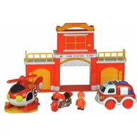 Samochody i pojazdy dla dzieci - Lean Toys Zestaw strażacki na baterie - miniaturka - grafika 1