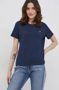 Koszulki i topy damskie - Tommy Jeans T-shirt bawełniany kolor biały - grafika 1