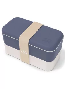 Monbento MONBENTO Original Natural Blue szczelny lunchbox 1 L 11120060 - Lunch boxy - miniaturka - grafika 1