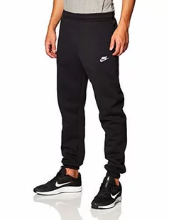 NIKE Nike Męskie spodnie sportowe klubowe polarowe Czarny/Czarny/Biały S 193147714302 - Spodenki męskie - miniaturka - grafika 1