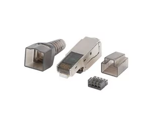 LANBERG WTYK SIECIOWY BEZNARZĘDZIOWY RJ45 8P8C KAT.6A FTP PLSA-6000TL - Wtyczki i adaptery - miniaturka - grafika 1