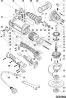 Akcesoria do elektronarzędzi - Dedra Osłona gumowa łożyska - miniaturka - grafika 1