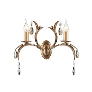 Elstead Lighting Fantazyjna lampa ścienna LILY brązowy metalik - Lampy ścienne - miniaturka - grafika 1