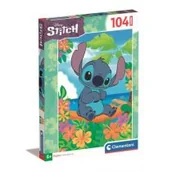 Puzzle - Clementoni Puzzle 104el Stitch 27572 - miniaturka - grafika 1