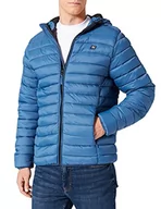 Kurtki męskie - Blend Męska kurtka pikowana Bhromsey Hood, 194026_ensign Blue, XXL - miniaturka - grafika 1