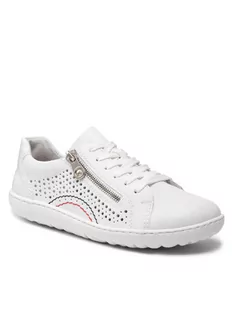Rieker Sneakersy 52824-80 Biały - Sneakersy damskie - miniaturka - grafika 1