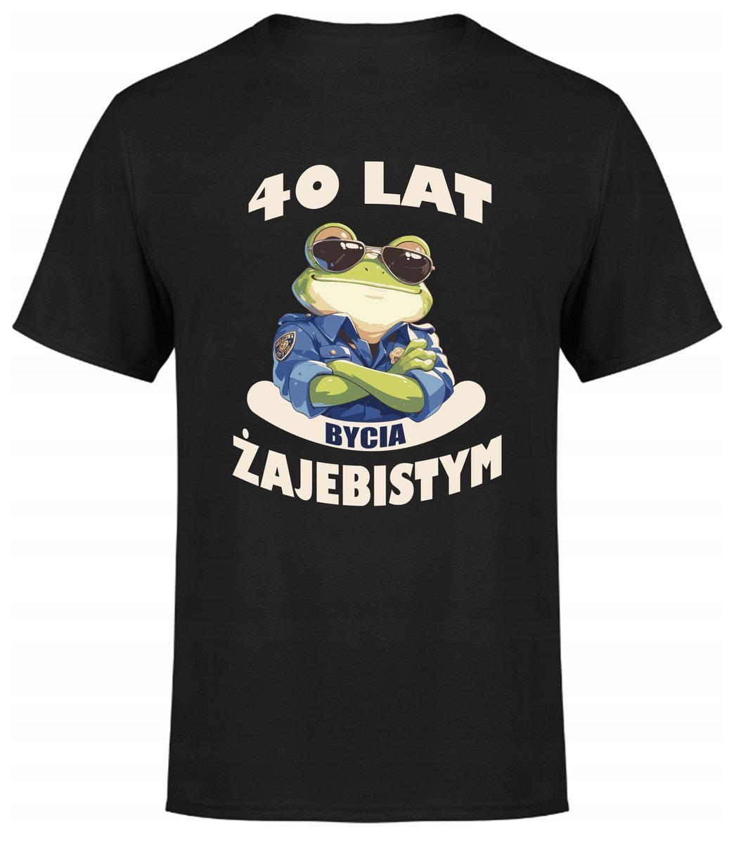 PREZENT NA 40 URODZINY DLA MĘŻCZYZNY KOSZULKA MĘSKA ŚMIESZNY GADŻETY FACETA