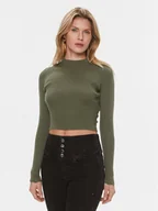 Swetry damskie - Guess Sweter Marie W4RR24 Z3C71 Zielony Regular Fit - miniaturka - grafika 1