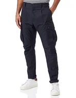 Spodenki męskie - Replay Męskie spodnie cargo Sniper Comfort-Fit ze stretchem, Blueblack 498, 32W - miniaturka - grafika 1