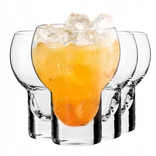 Nowoczesne Szklanki do Drinków Krosno Shake N°3 ginger 200 ml Pękate Zestaw - Szklanki - miniaturka - grafika 1