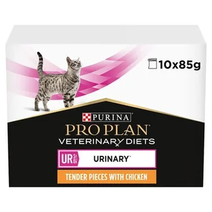 Purina Pro Plan Veterinary Diets Feline UR ST/OX Urinary, kurczak - 2 x 10 x 85 g - Mokra karma dla kotów - miniaturka - grafika 1