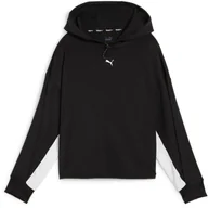 Bluzy sportowe damskie - Bluza z kapturem Puma Fit Double Knit Hoodie, Kobiety - miniaturka - grafika 1