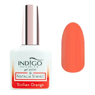 Indigo Gel Lakier Hybrydowy Sicilian Orange 7ml - Lakiery hybrydowe - miniaturka - grafika 1