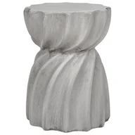 Ławy i stoliki kawowe - Stolik pomocniczy szary ALGUA - miniaturka - grafika 1