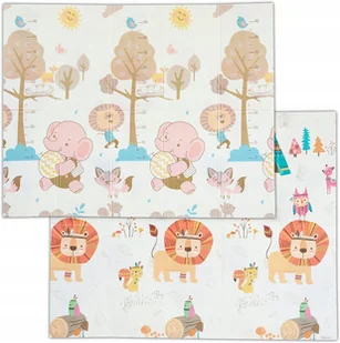 Mata podłogowa do zabawy dwustronna dla dzieci - Maty edukacyjne - miniaturka - grafika 1