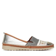 Półbuty damskie - Półbuty Manitu 840122 Biały - miniaturka - grafika 1