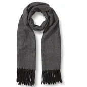 Apaszki i szaliki damskie - Szalik damski Only Soft Life cienki szary miękki - miniaturka - grafika 1