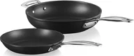 Zestawy garnków i patelni - Patelnie Le Creuset głębokie 24 cm + 28 cm aluminium nieprzywierające 2 szt. - miniaturka - grafika 1