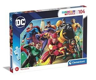 Clementoni Puzzle 104 Super Kolor DC Comics - - Puzzle - miniaturka - grafika 2
