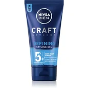 Kosmetyki do stylizacji włosów - Nivea Men raft Stylers Defining Semi-Matt żel do włosów 150ml - miniaturka - grafika 1