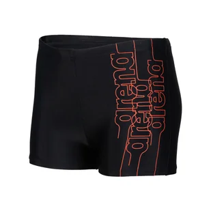 Dziecięce Bokserki kąpielowe ARENA BOY'S SWIM SHORT GRAPHIC 005106/540 – Czarny - Kąpielówki męskie - miniaturka - grafika 1