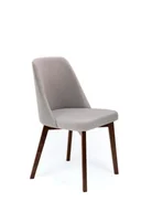 Krzesła - Flavio 1 krzesło tapicerowane tkanina do wyboru nogi ciemny orzech - miniaturka - grafika 1